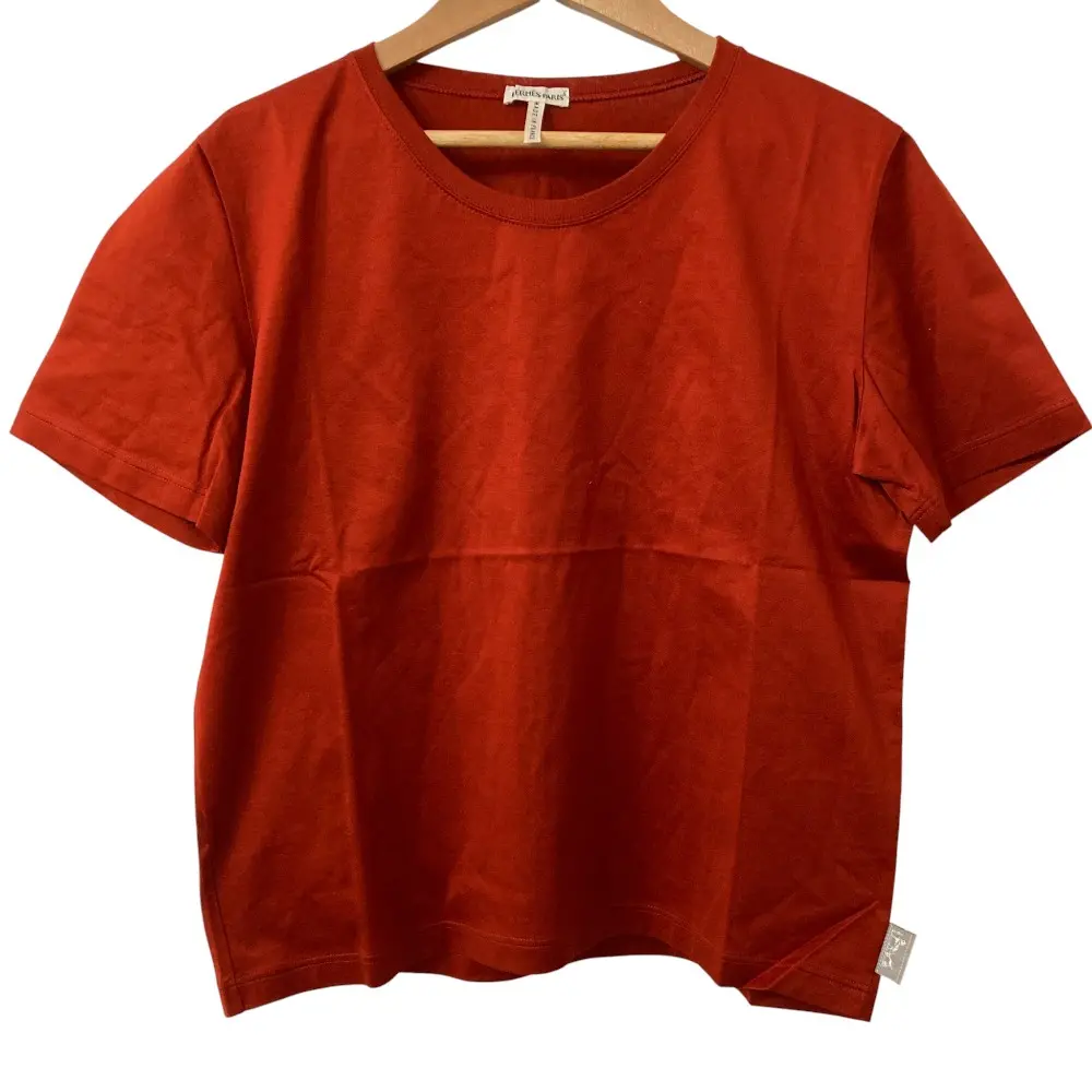 HERMES エルメス マルジェラ期 クルーネック ショートスリーブ Tシャツ カットソー サイズME レッド