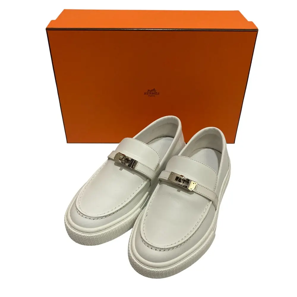 HERMES エルメス ゲーム ケリー スリッポン スニーカー サイズ36 23cm相当 ホワイトの買取実績【2025年10月買取】