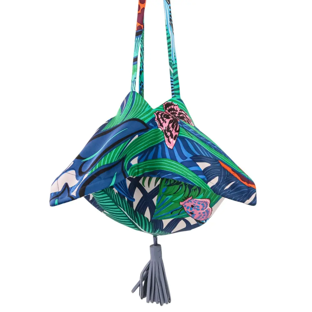 HERMES エルメス Petit h プティアッシュ Jaguar Quetzal シルクツイル ショルダーミニバッグ マルチカラーの買取実績【2026年2月買取】