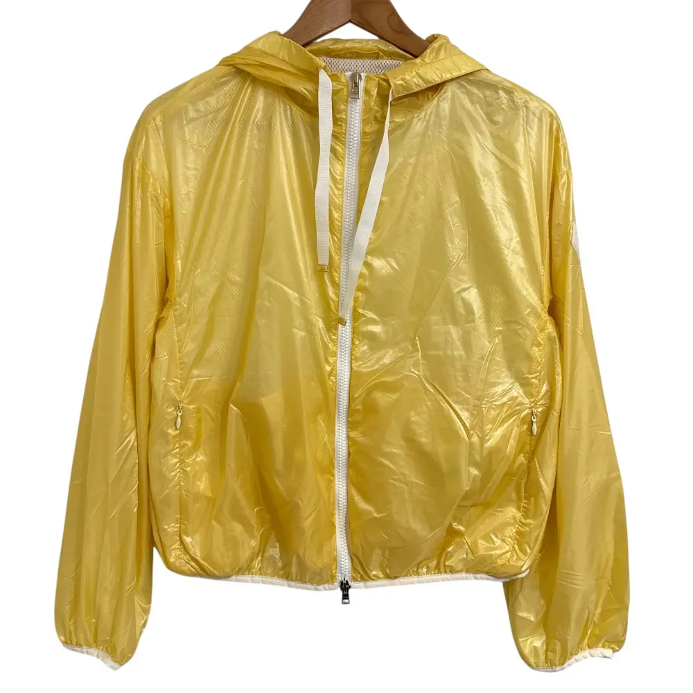 24SS HERNO FLIGHT ヘルノ ジップアップパーカー ナイロンジャケット サイズ42 イエロー