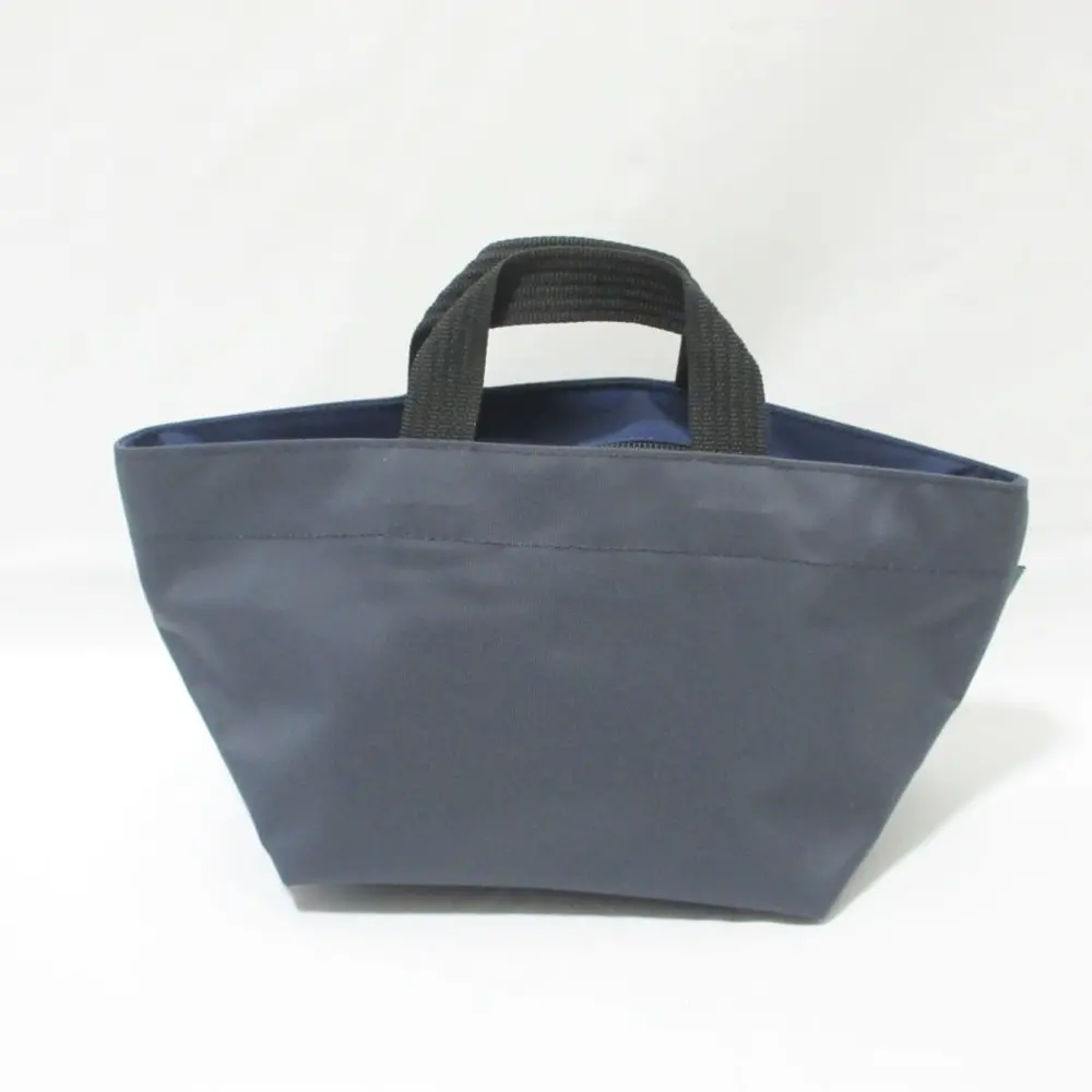 Herve Chapelier エルベシャプリエ 701C 舟型 トートバッグ ハンドバッグ ネイビー