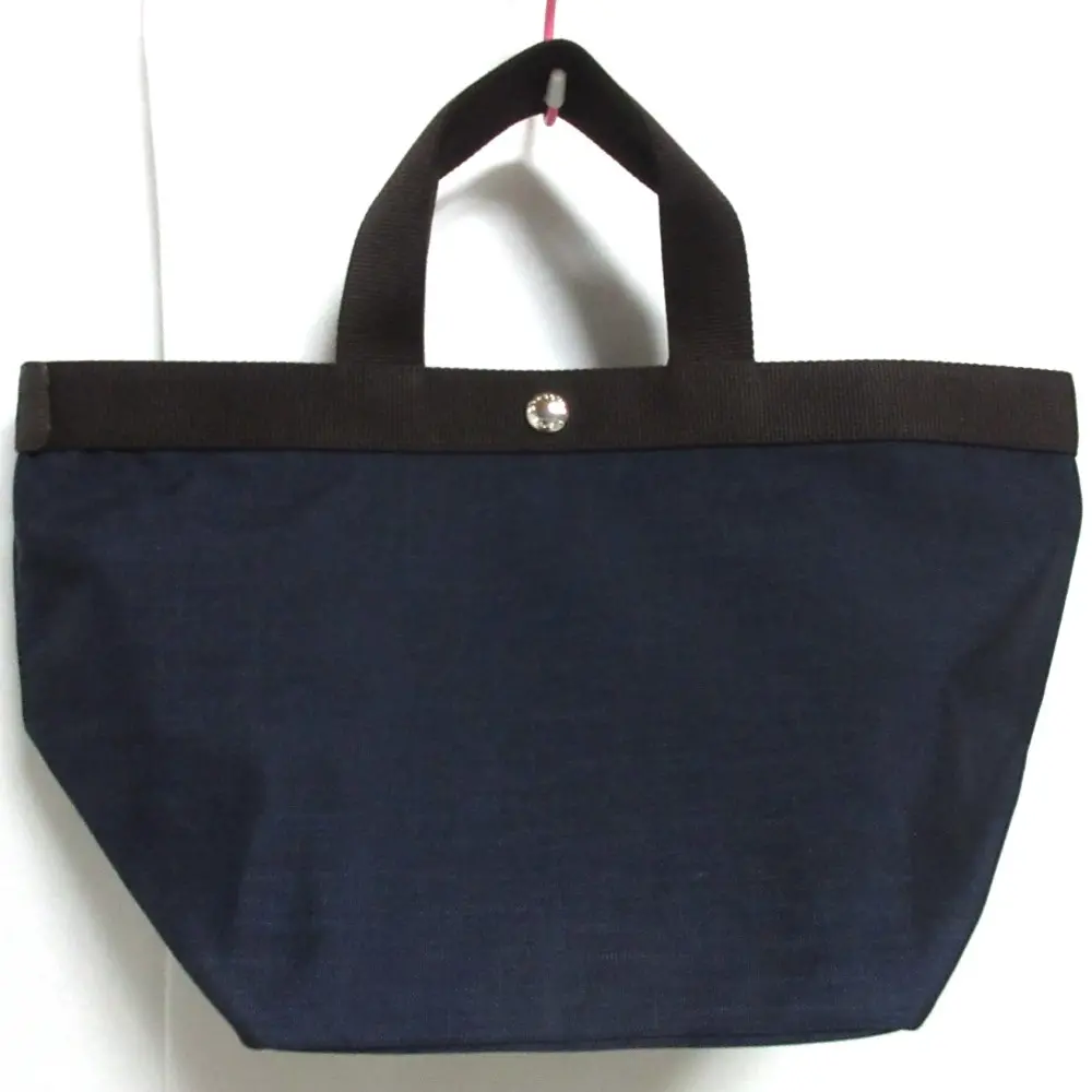 HERVE' Chapelier エルベシャプリエ 707C コーデュラ舟型トートM トートバッグ ハンドバッグ ネイビー×モカ