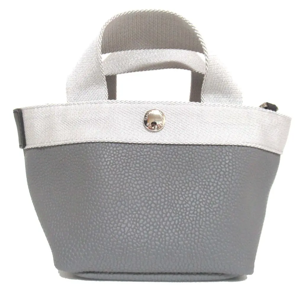 Herve Chapelier エルベシャプリエ 2022年モデル 舟型トートXS トートバッグ ハンドバッグ 2700G グラニ×シルバー