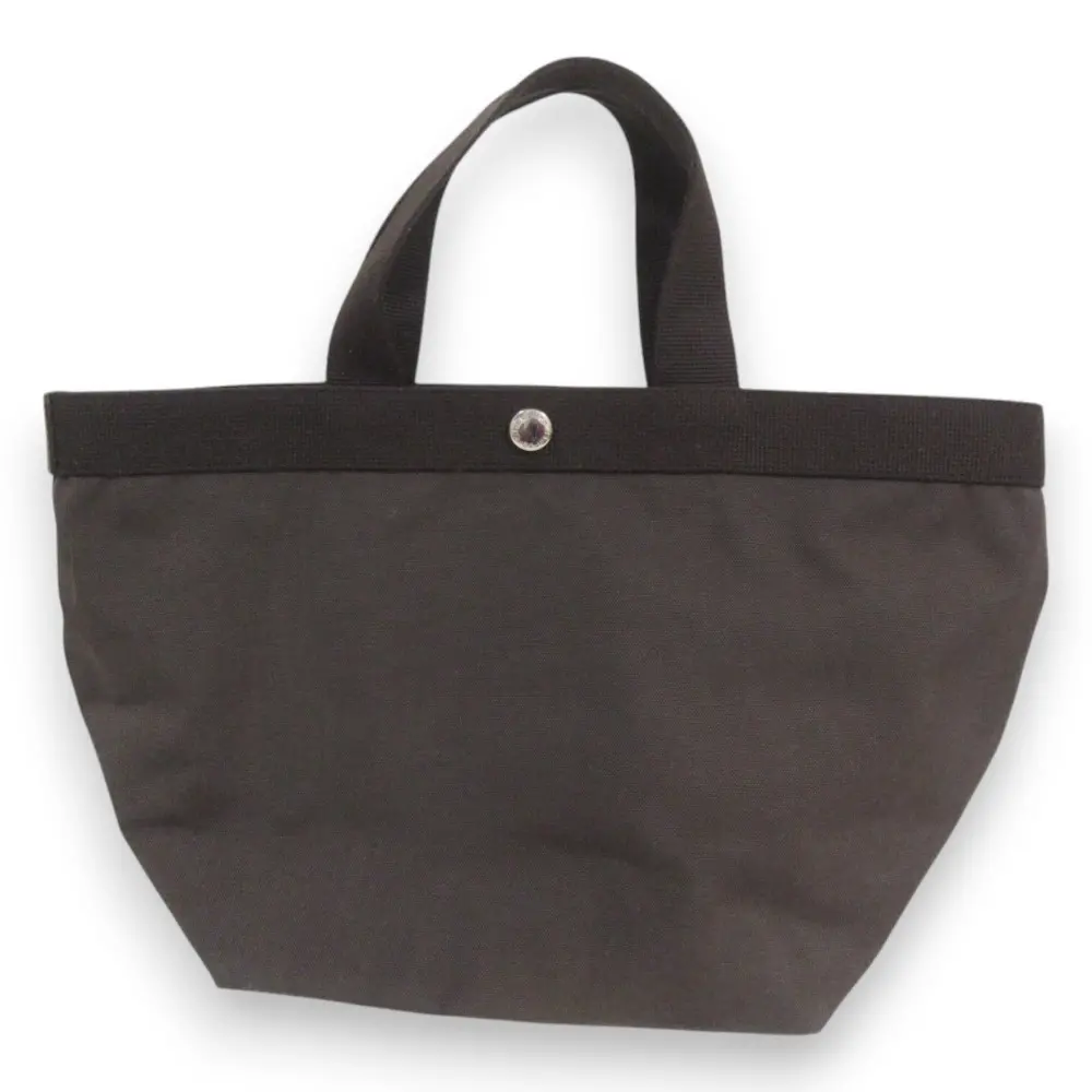 Herve Chapelier エルベシャプリエ 707C コーデュラナイロン 舟形トート ハンドバッグ Mサイズ ブラウン系