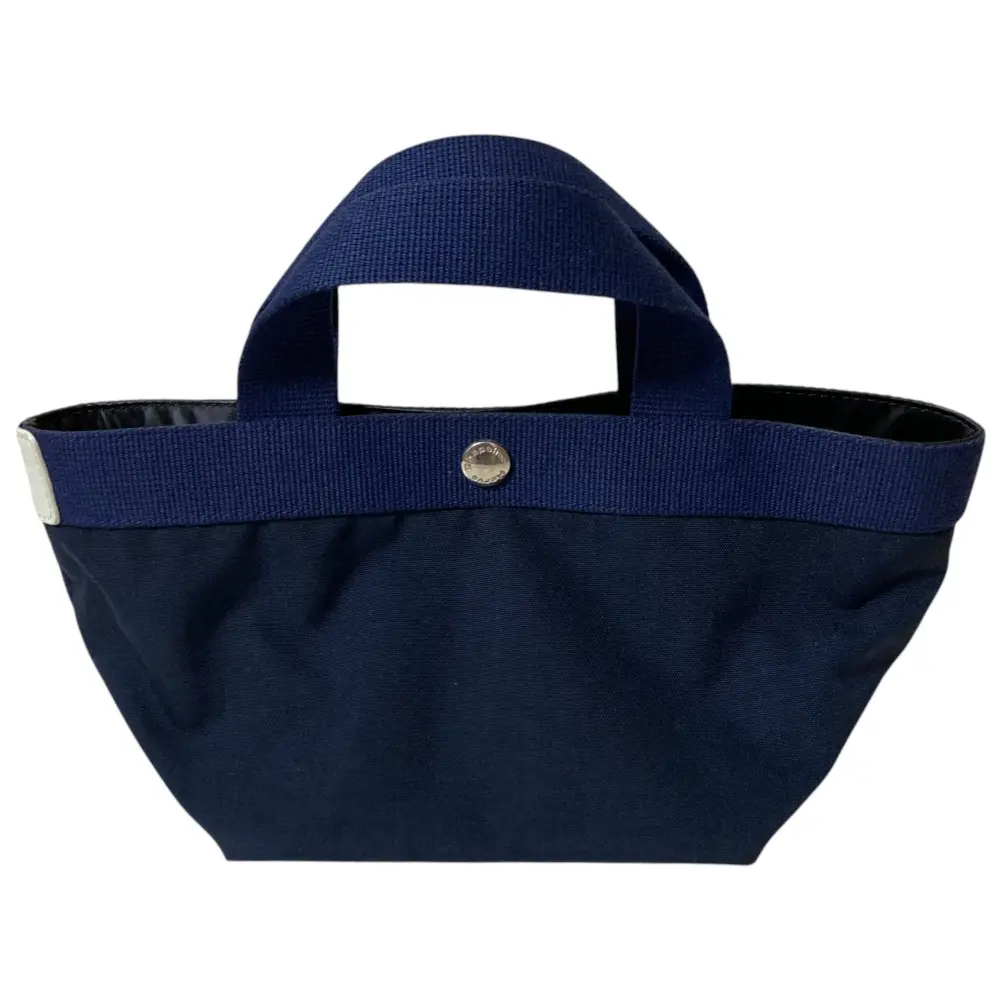 Herve Chapelier エルベシャプリエ 701CD コーデュラ舟型トートバッグ S ネイビー