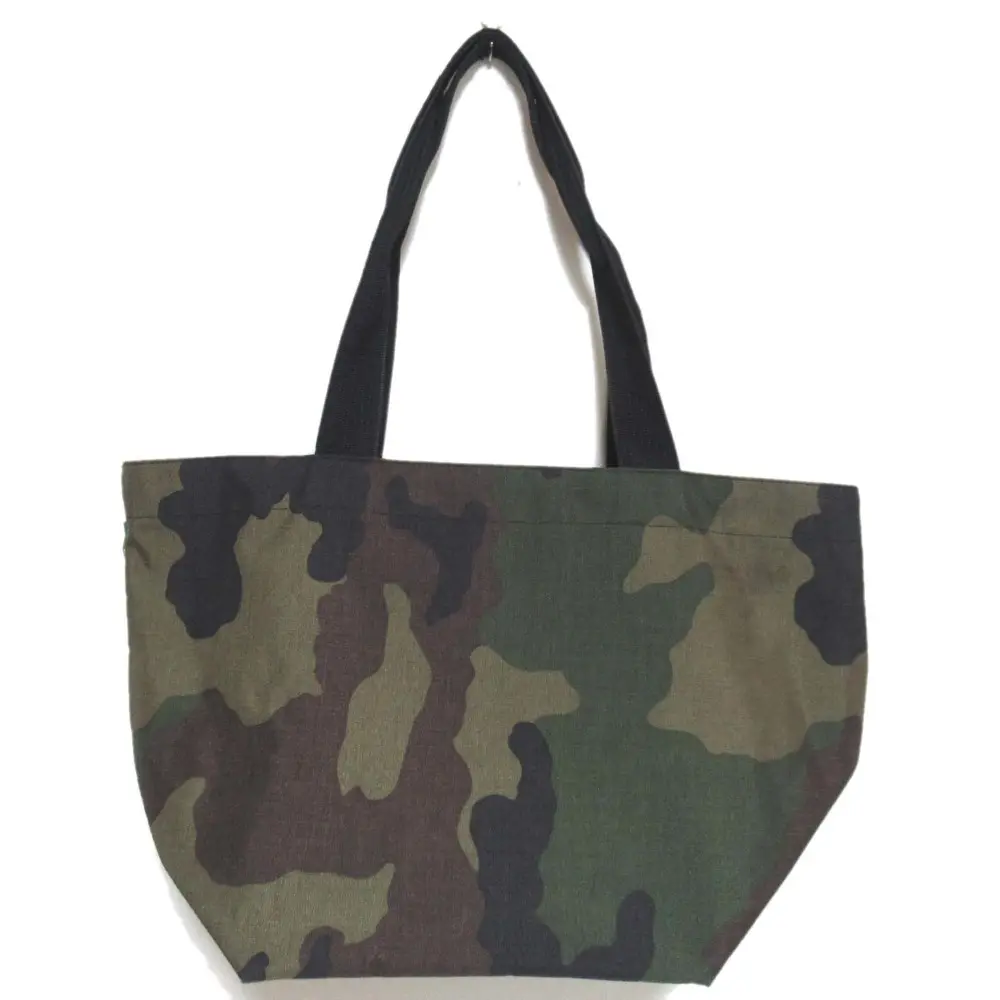 HERVE CHAPELIER エルベシャプリエ 925N カモフラ 迷彩柄 ナイロン 舟型 ショルダー L トートバッグ カーキ