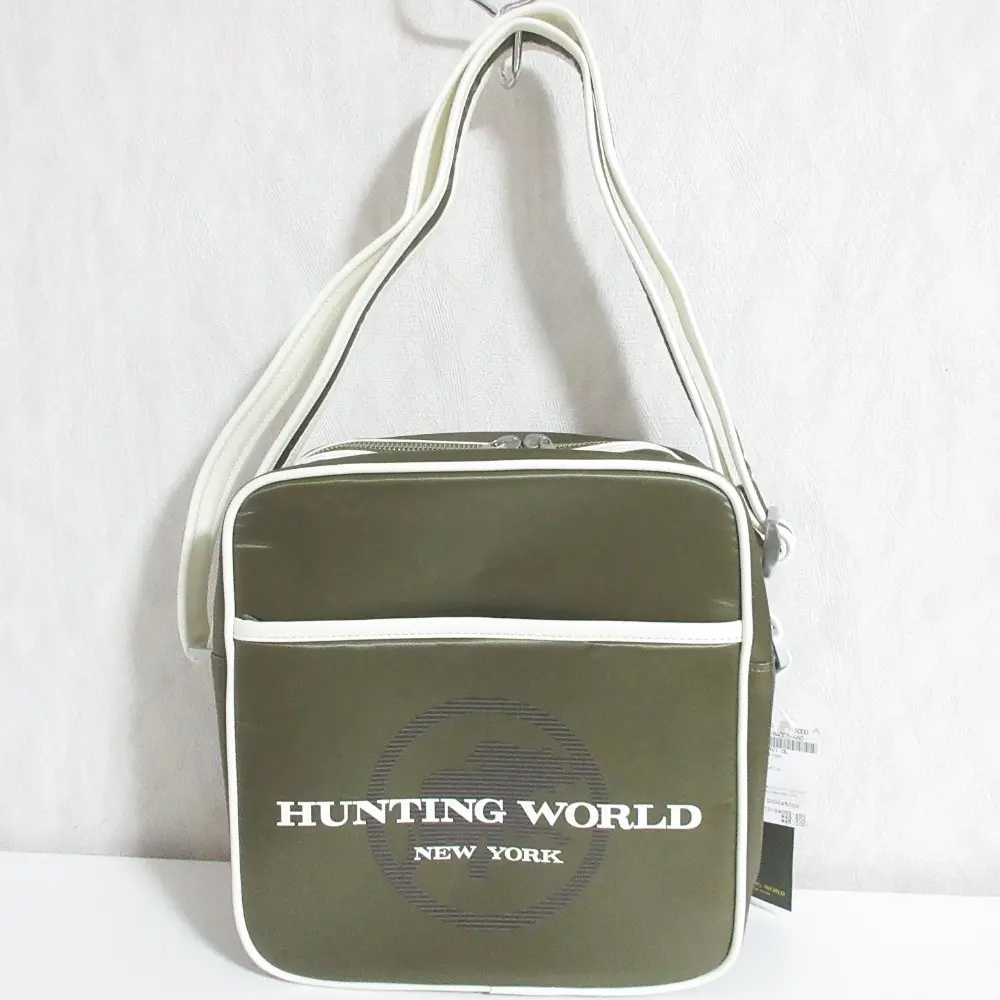 HUNTING WORLD ハンティングワールド AVITATION バチュークロス ショルダーバッグ カーキ