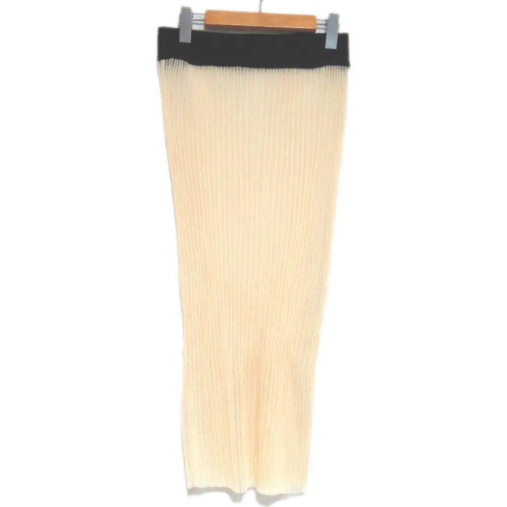 24SS HYKE ハイク SHEER WIDE RIBBED SWEATER SKIRT シアー ワイドリブニット ロングスカート 2サイズ クリーム ベージュ系の買取実績【2024年8月買取】