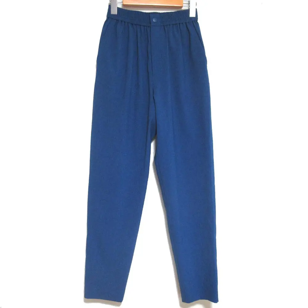 24SS HYKE ハイク STRETCH TAPERED PANTS イージーウエスト ストレッチ テーパードパンツ 241-13284 1サイズ ブルー