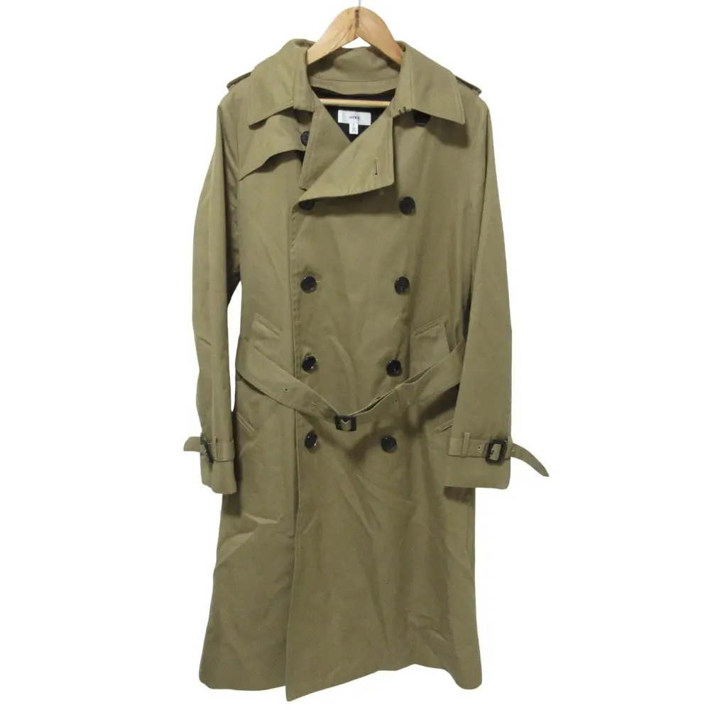 HYKE ハイク ウールライナー付き コットン ロング トレンチコート 2 ベージュ