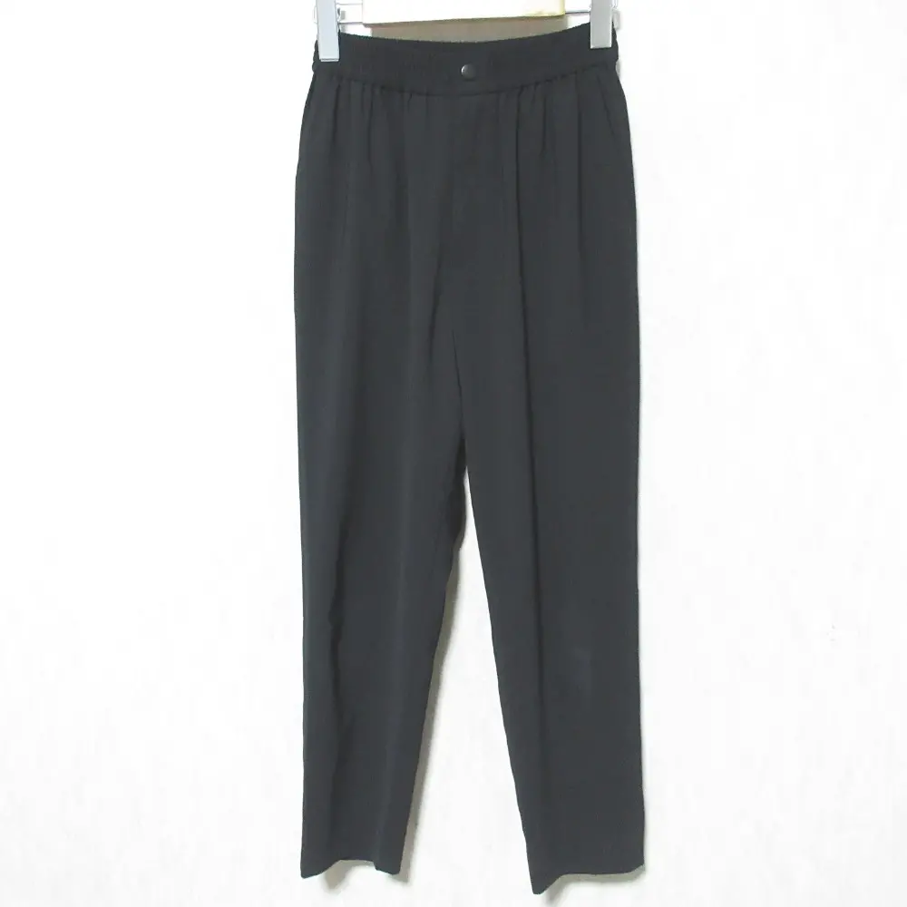 23SS HYKE ハイク ストレッチテーパードパンツ 231-13182-303 サイズ1 ブラック