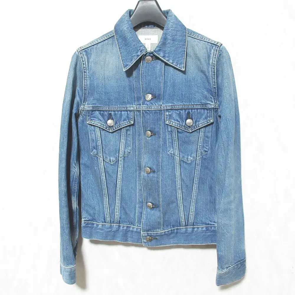 HYKE ハイク TYPE3 デニムジャケット Gジャン ジージャン ブルゾン 1 ブルー