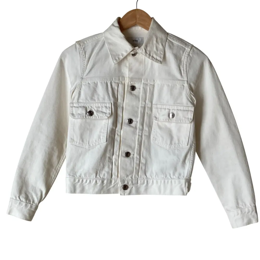 HYKE ハイク デニムジャケット 1 ホワイト