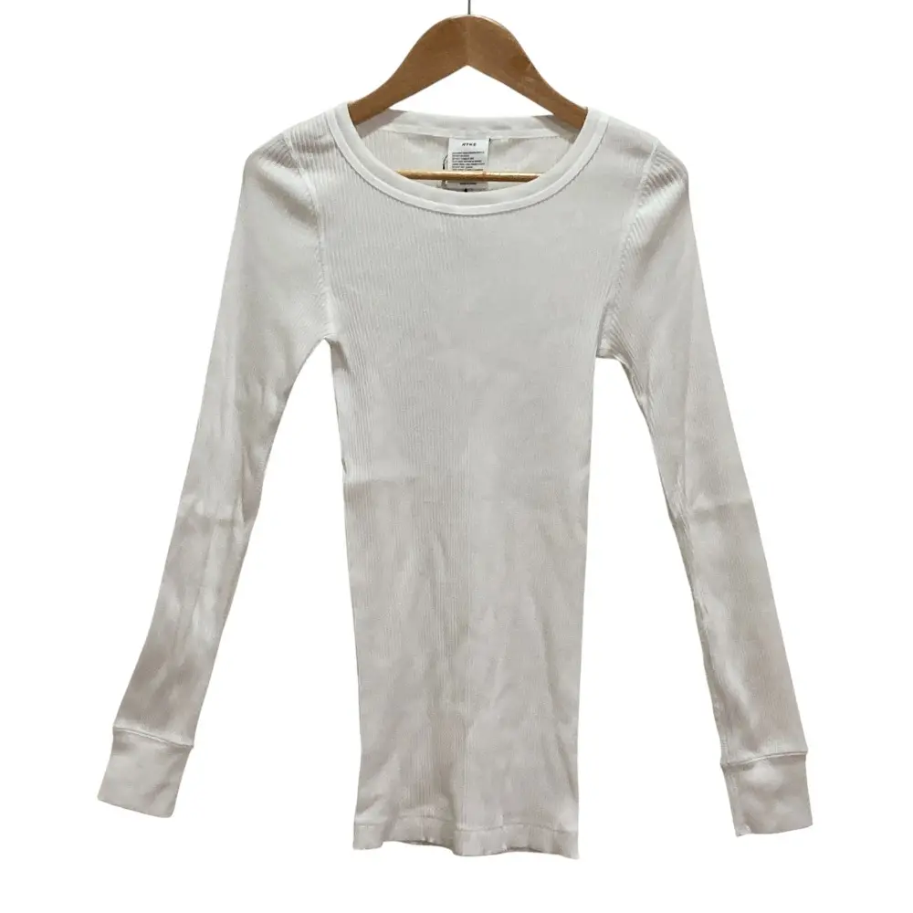 HYKE ハイク リブニットカットソー F ホワイト