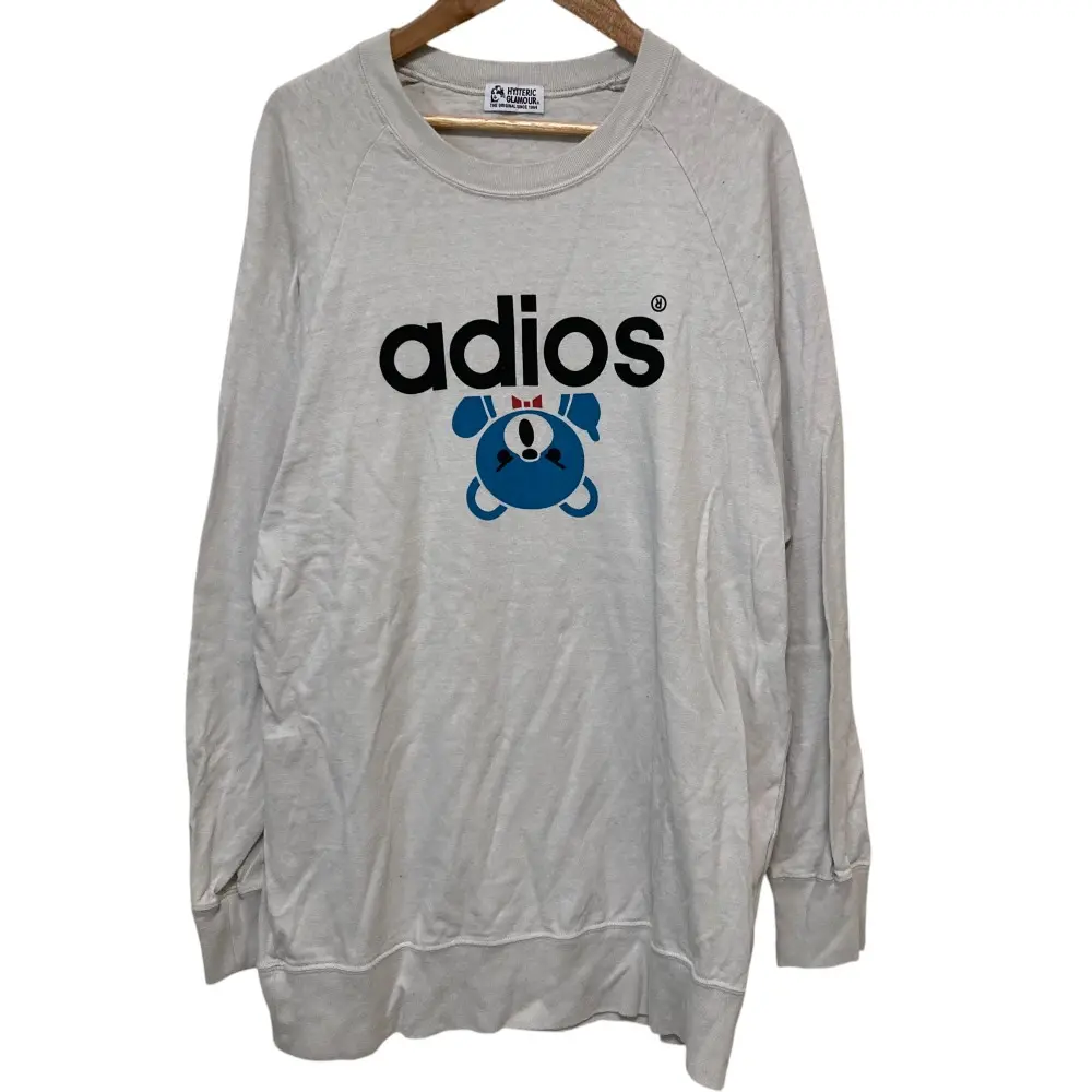 HYSTERIC GLAMOUR ヒステリックグラマー アディオス ロングスリーブカットソー サイズF グレー