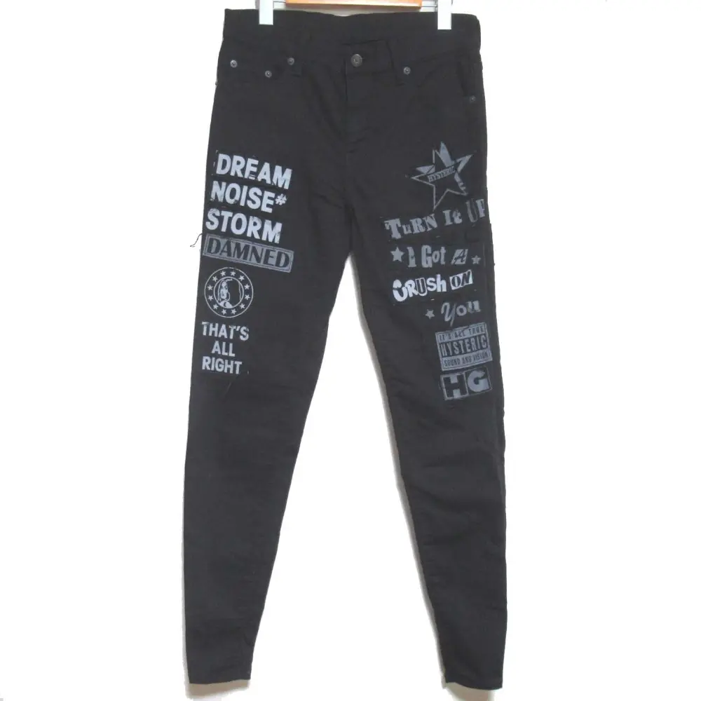 HYSTERIC GLAMOUR ヒステリックグラマー LOGO PATCH Sチノスキニー
