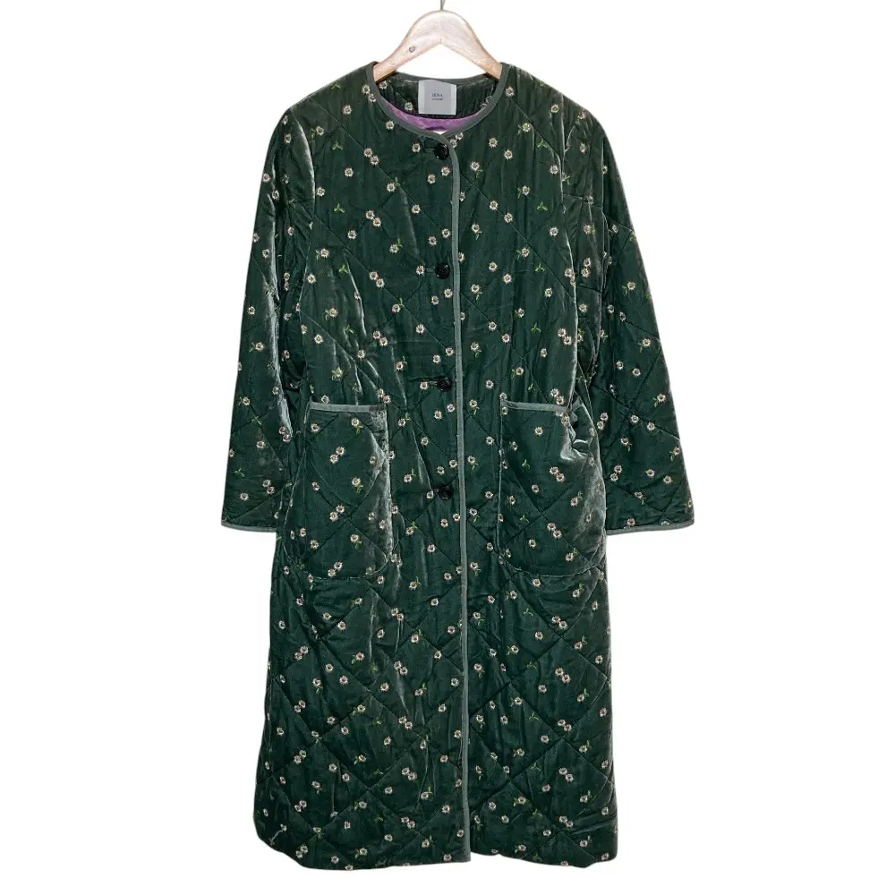 IENA LA BOUCLE イエナ ラ ブークル ベロア刺繍キルティングコート 22020914132030 カーキの買取実績【2026年5月買取】