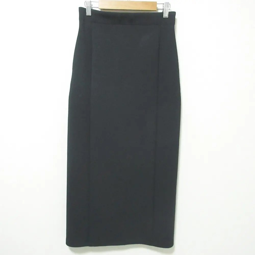 22AW IENA イエナ ストレッチダンボールロングスカート イージータイトスカート 36 ブラック