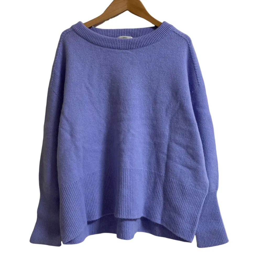 23AW IENA イエナ アンゴラミックス ワイド プルオーバーニット Fサイズ ブルー
