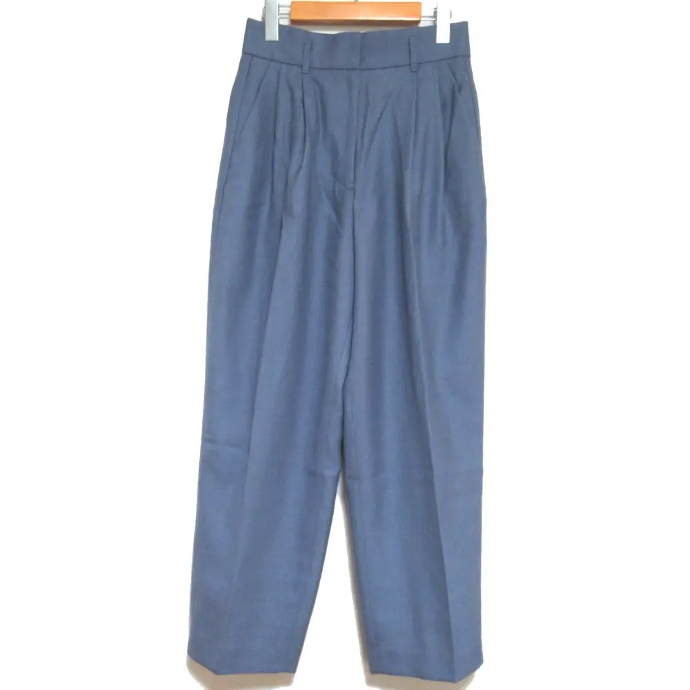 24AW IENA イエナ ライトウーステッドビエラタックパンツ サイズ38 ブルー