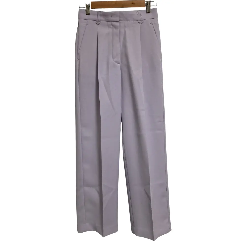 24SS IENA イエナ endo.clearツイルタックパンツ スラックス 36サイズ パープル