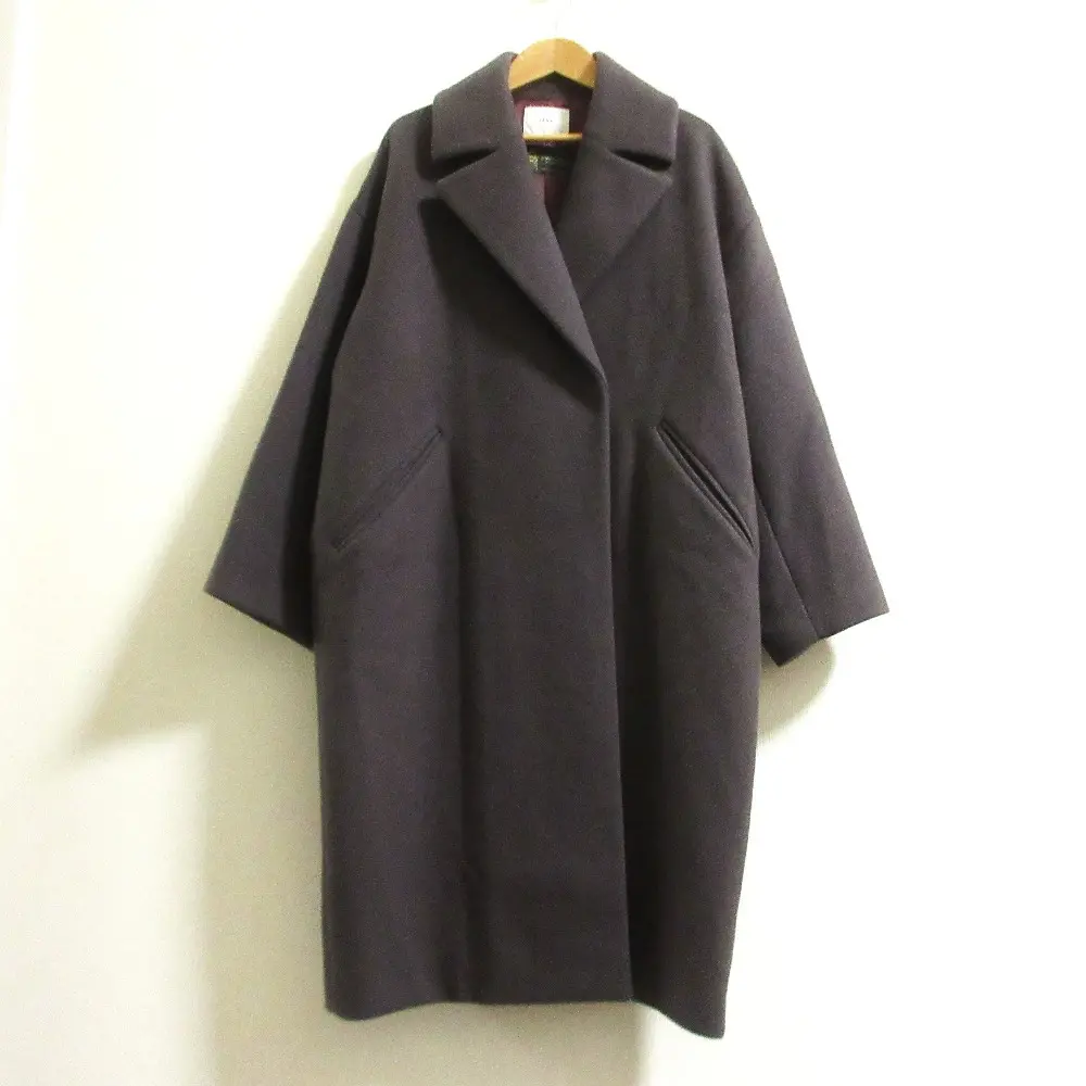 IENA イエナ マンテコ生地 チェスターコート サイズ38 グレー