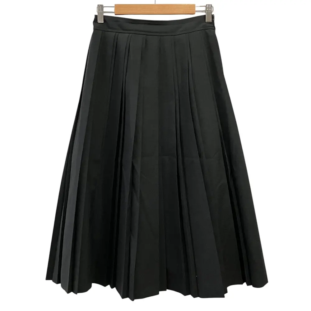 25AW IENA イエナ ストレッチプリーツスカート 36 ネイビー