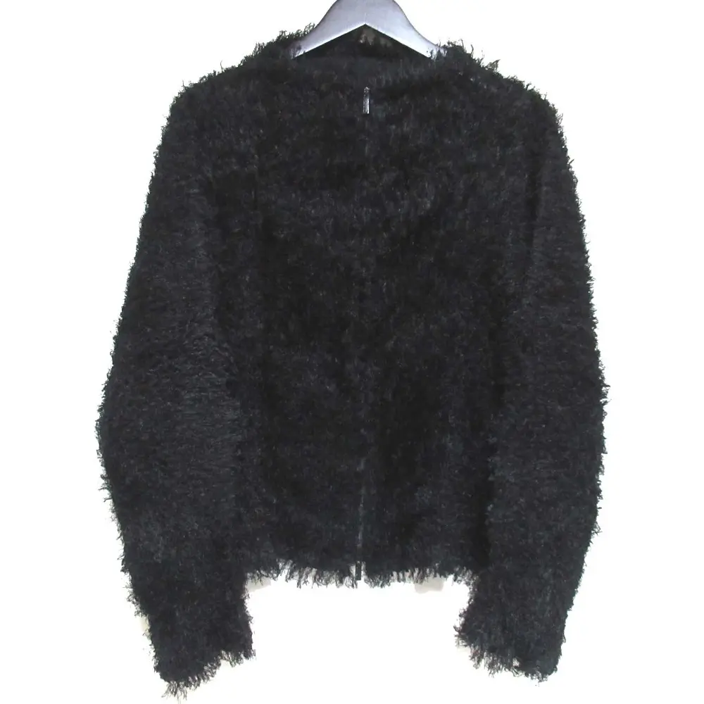 22AW ISSEY MIYAKE イッセイミヤケ シアー シャギー ダブルジップ