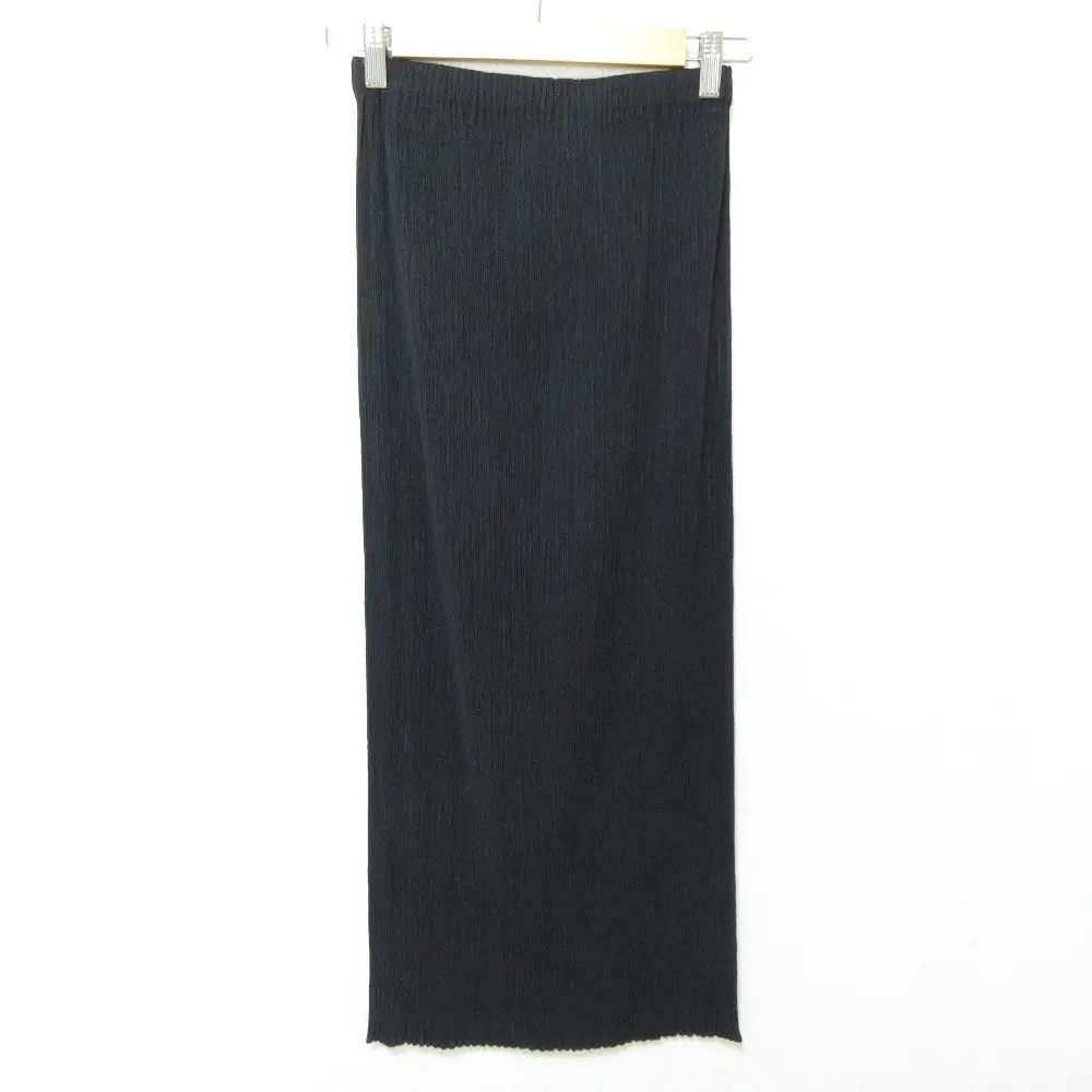 ISSEY MIYAKE イッセイミヤケ イージーウエスト プリーツロングスカート M ブラック