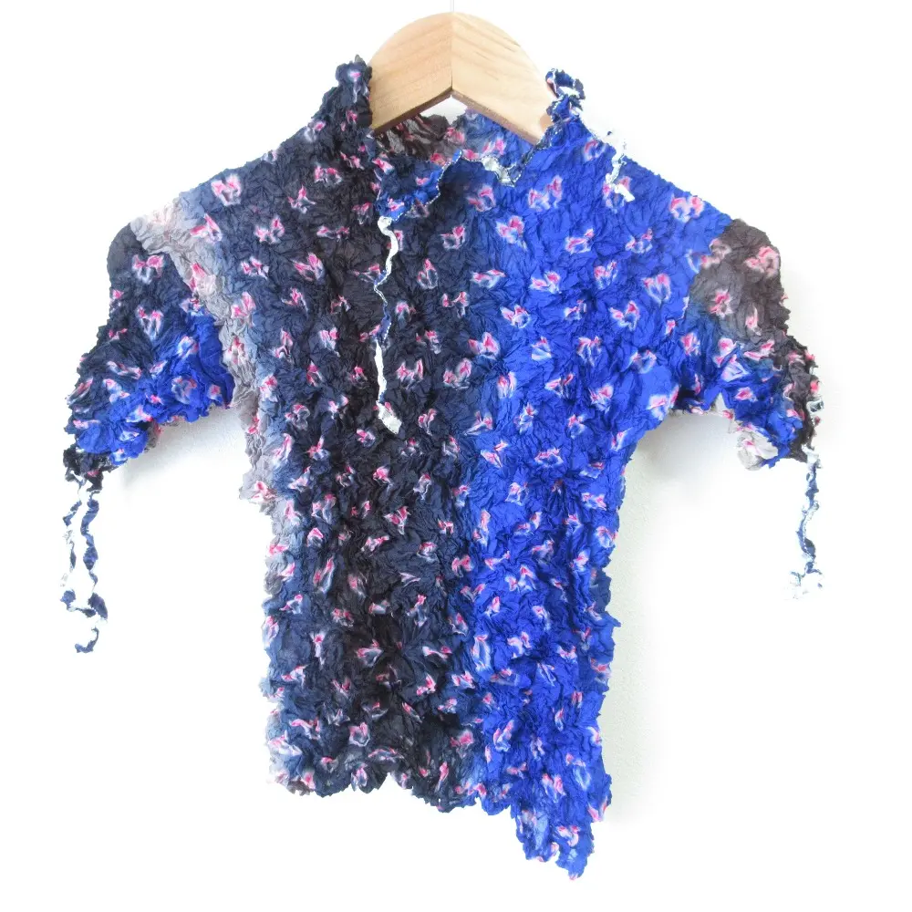 Issey Miyake FETE イッセイミヤケ 絞りシワ加工グラデーション