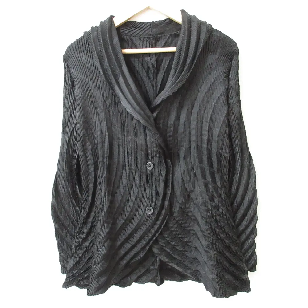 ISSEY MIYAKE イッセイミヤケ ツイスト加工 シアー プリーツ ダブル