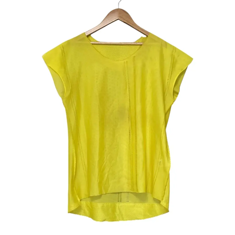 ISSEY MIYAKE イッセイミヤケ A.POC ショートスリーブカットソー サイズ2 イエロー