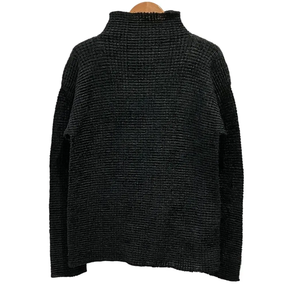 ISSEY MIYAKE イッセイミヤケ プリーツ ハイネック カットソー IM33FJ103 サイズ2 ブラック