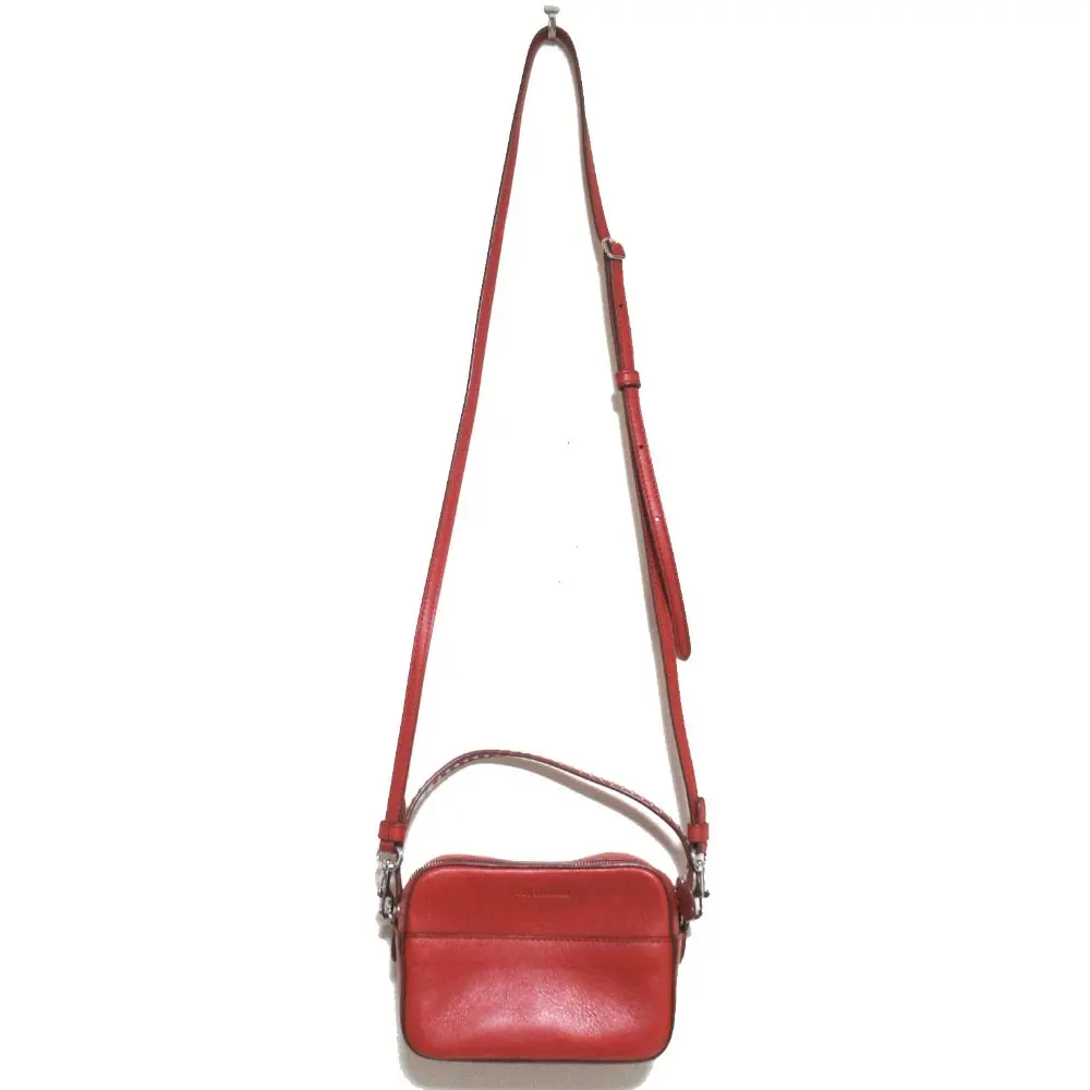 J&M DAVIDSON ジェイアンドエムデヴィッドソン PEBBLE MINI ペブルミニ 2way レザー ショルダーバッグ ハンドバッグ ブラウン