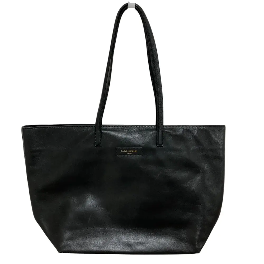 J&M Davidson ジェイアンドエムデヴィッドソン レザー トートバッグ ブラック