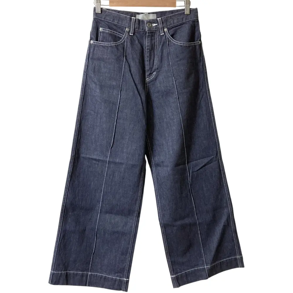 J＆M DAVIDSON ジェイアンドエムデヴィッドソン センタープリーツ ワイドデニムパンツ サイズ8 ブルーグレーの買取実績【2025年7月買取】