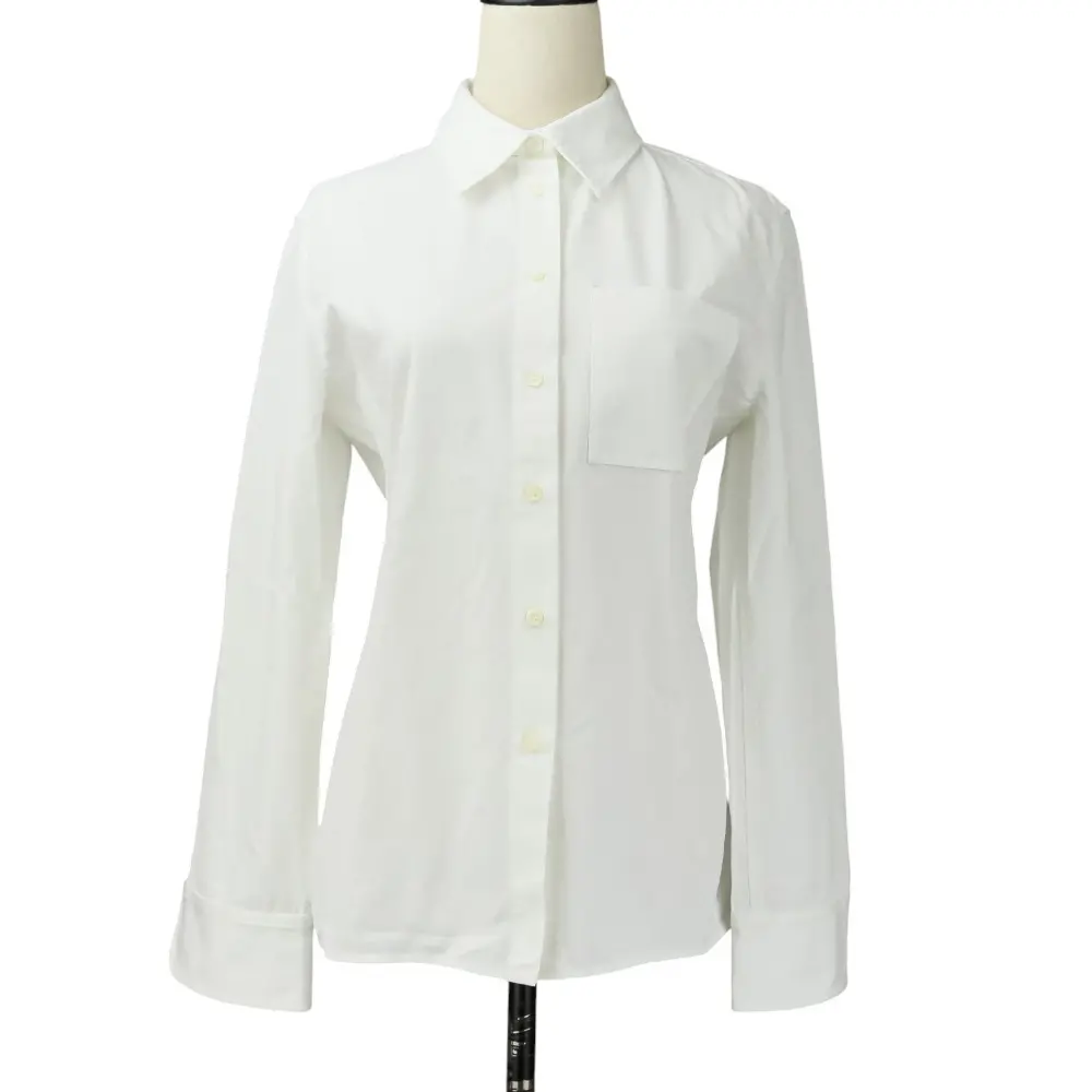 24SS JACQUEMUS ジャックムス フィッテット ハックレス オープンバック シャツ サイズ36 ホワイト