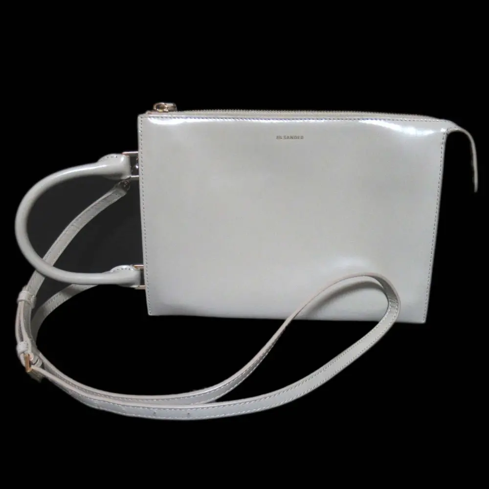 JIL SANDER ジルサンダー TOOTIE トゥーティー 2way レザー ショルダーバッグ クラッチバッグ ベージュ