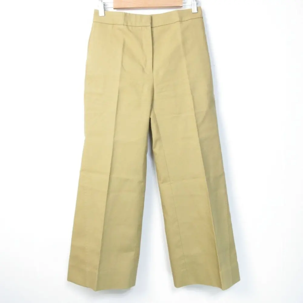 22SS JIL SANDER ジルサンダー コットン100％ フレアパンツ スラックス サイズ32 ベージュ