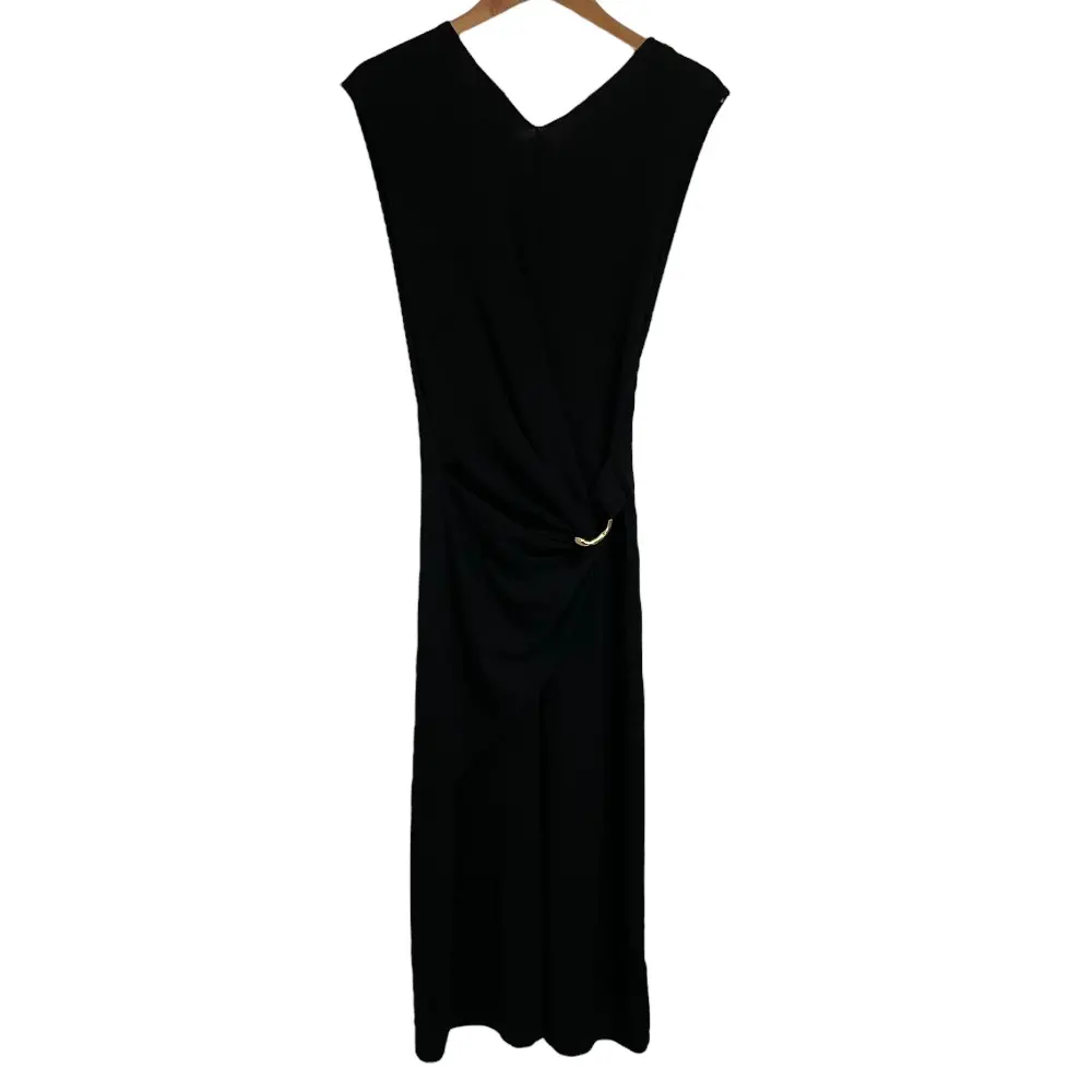 24SS JIL SANDER ジルサンダー マキシ丈 ニットドレス ワンピース J01CT0180 サイズ36 ブラック