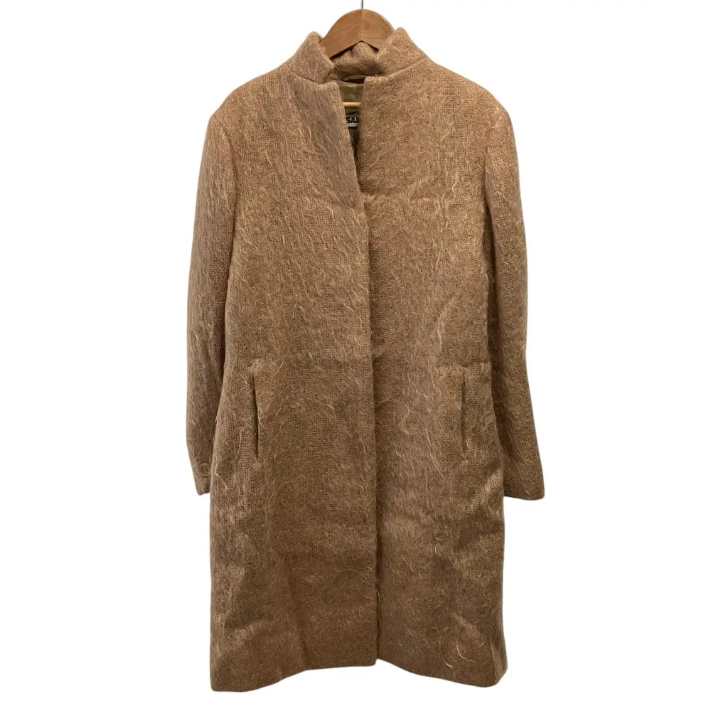 JIL SANDER ジルサンダー モヘヤ シャギーコート 34 ベージュ