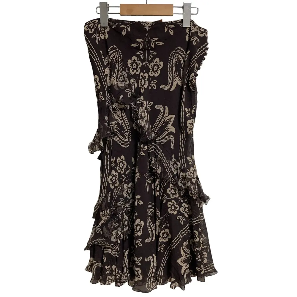 John Galliano ジョンガリアーノ ニュースペーパー ガゼッタ柄レース