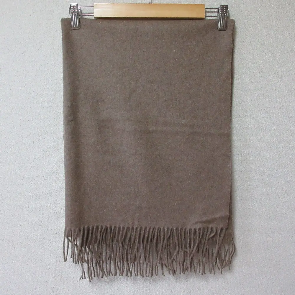 Johnstons of Elgin ジョンストンズオブエルガン カシミヤ100% 大判 ストール ショール ベージュ