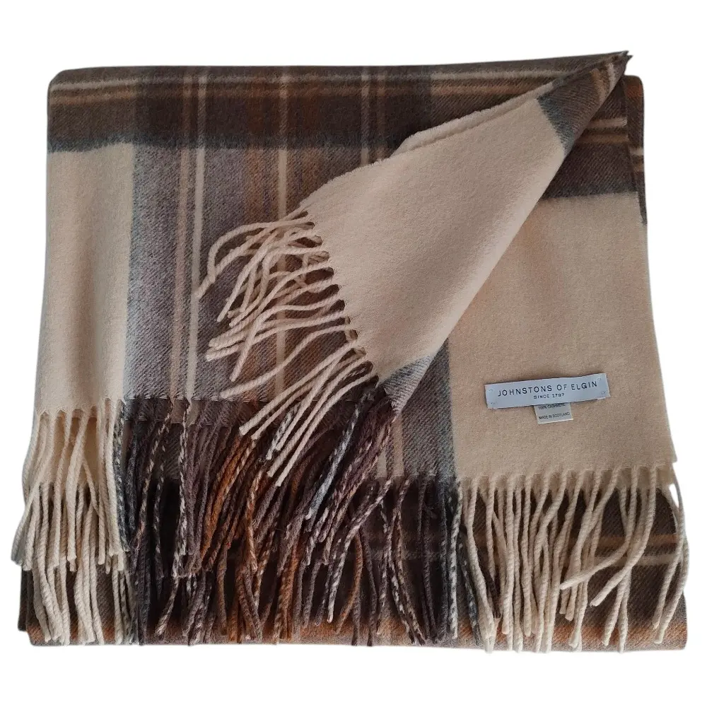 Johnstons of Elgin ジョンストンズオブエルガン カシミヤ100% 大判