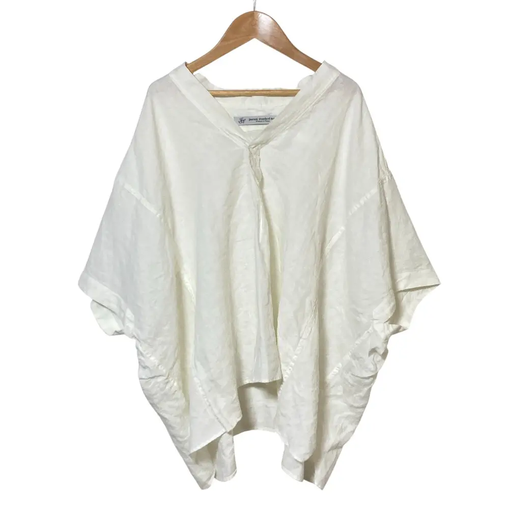24SS JOURNAL STANDARD ジャーナルスタンダード ネップ リネンブラウス ホワイト