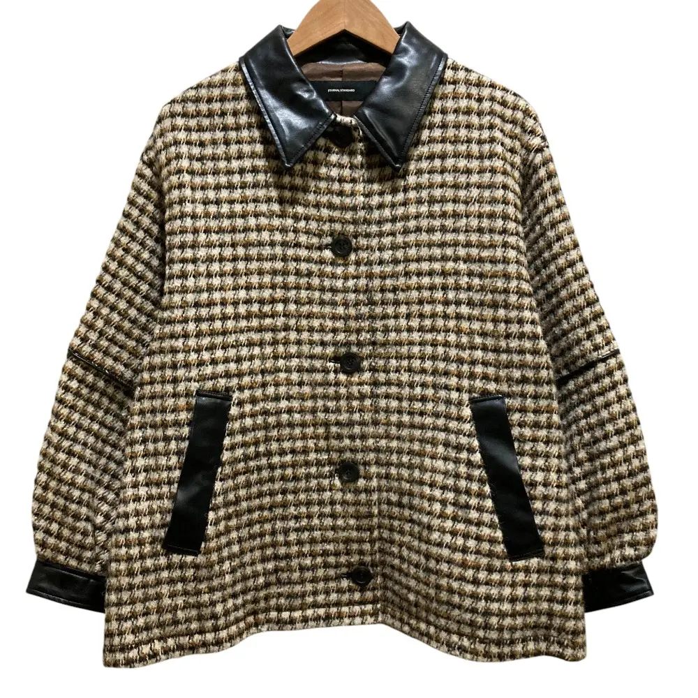 24AW JOURNAL STANDARD ジャーナルスタンダード GIOLICA GRANPAS チェックブルゾン ジャケット ベージュ