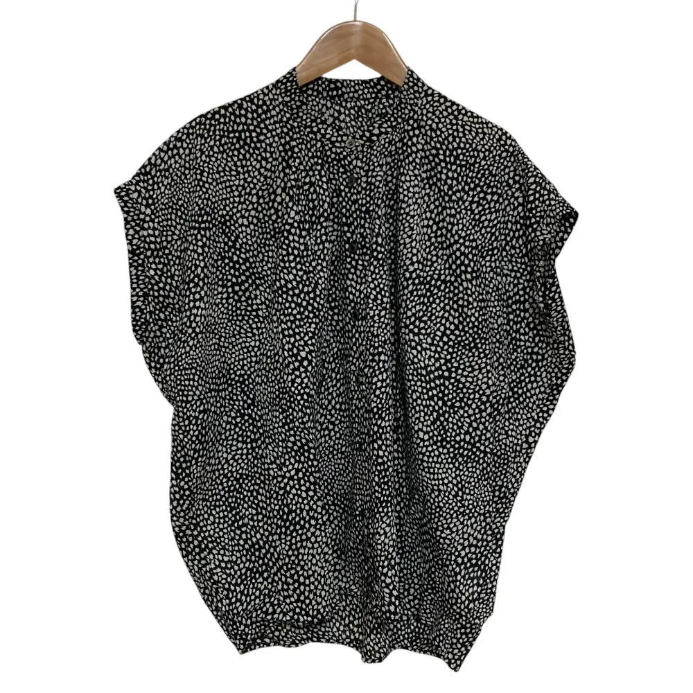24SS JOURNAL STANDARD ジャーナルスタンダード 80ローンタックボリュームシャツ ブラウス ブラック ホワイト