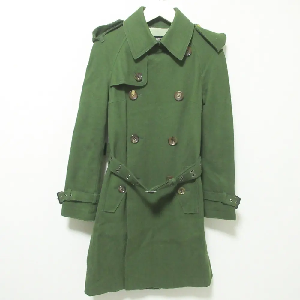 AD2006 JUNYA WATANABE COMME des GARCONS ジュンヤワタナベ コムデギャルソン ウール トレンチコート JR-C051 SS グリーン