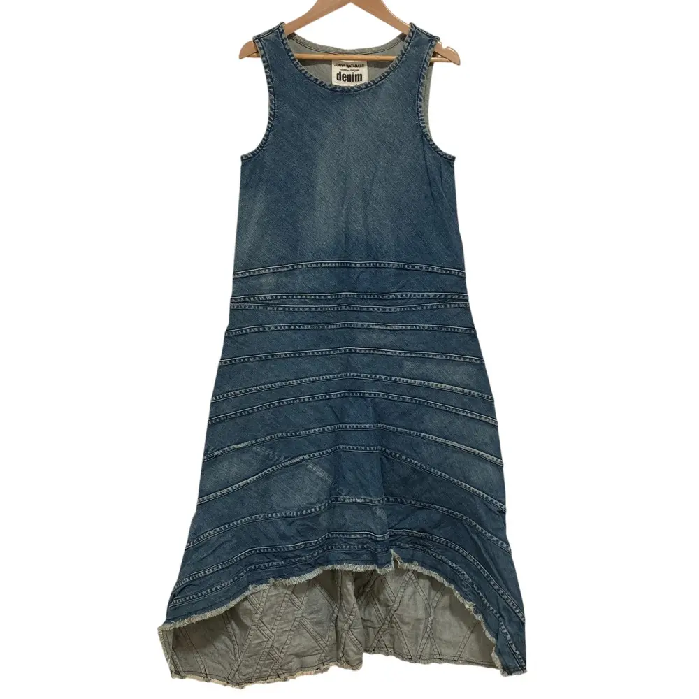 JUNYA WATANABE COMME des GARCONS ジュンヤワタナベ コムデギャルソン ノースリーブ デニム ワンピース XS インディゴブルー