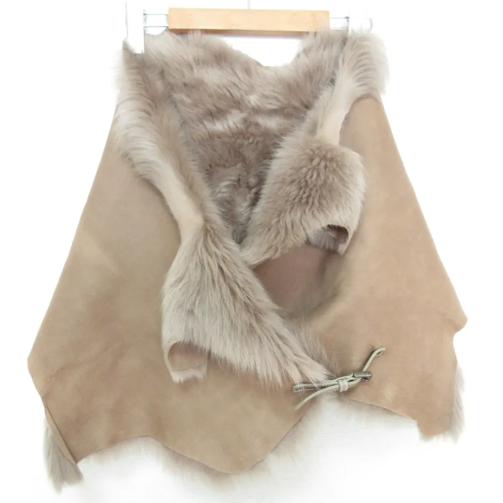 KARL DONOGHUE カールドノヒュー ムートン マフラー ブラウン